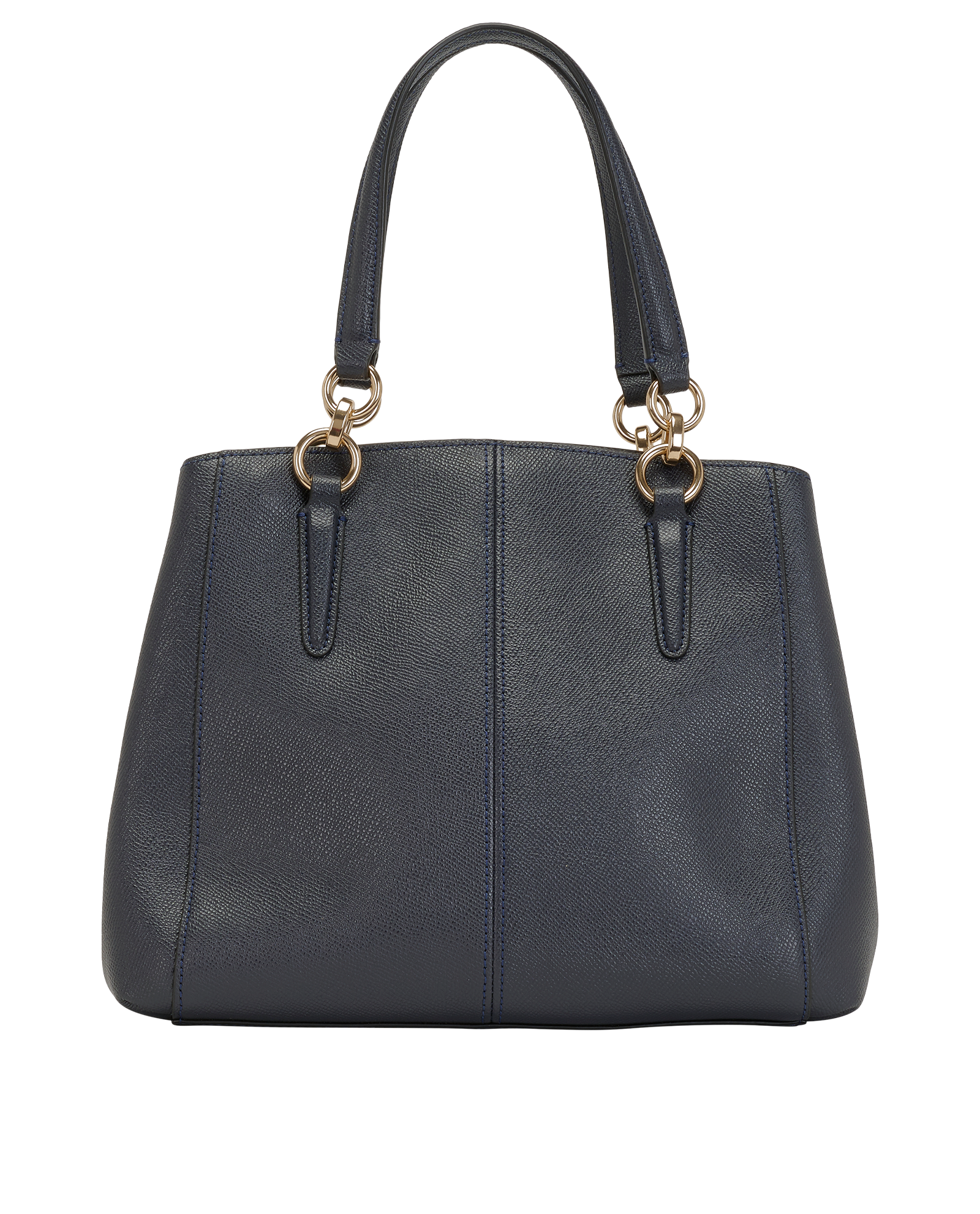 Minetta 2-Way, &pound;150, Handbags, Navy, Leather, Back view